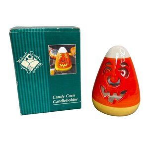 Halloween Candy Corn Jack O Lantern Candle Holder Decoration Walnut Creek